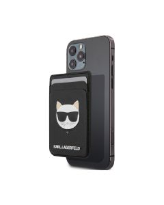 Karl Lagerfeld Saffiano Karl Head Wallet Two Cardslot with Magsafe